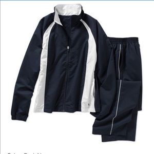 🏃‍♀️Danskin Now Navy/White Track Suit (L)🏃‍♀️